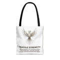 Carry your strength tote bag