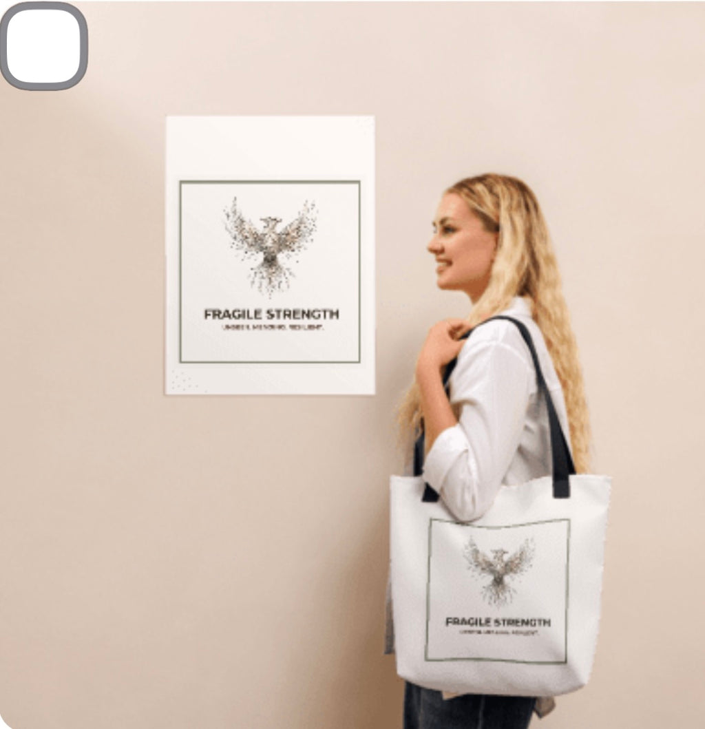 Carry your strength tote bag