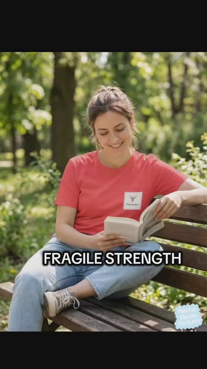 Fragile Strength • Unseen. Mending. Resilient. • Classic T‑Shirt